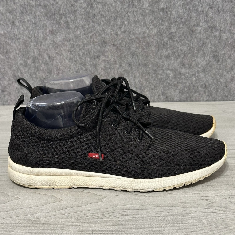 LVFT Live Fit Black Mesh Sneakers Men's Size 10 / Women's 11.5 Athletic Shoes